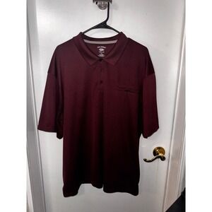 Reel Legends Freeline Mens Maroon Polo Shirt XXL Golf Fishing Casual